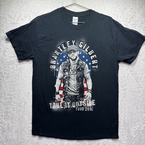 Brantley Gilbert Concert T-Shirt 2016 Take It Outside Country Music Band Tee